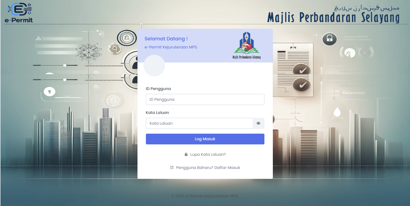 ePermit Application for City Councils